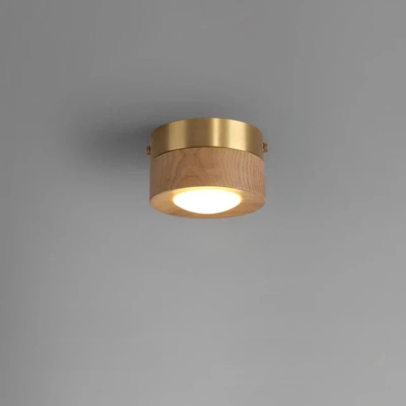 WoodBeam - LED Plafondlamp in Notenhout