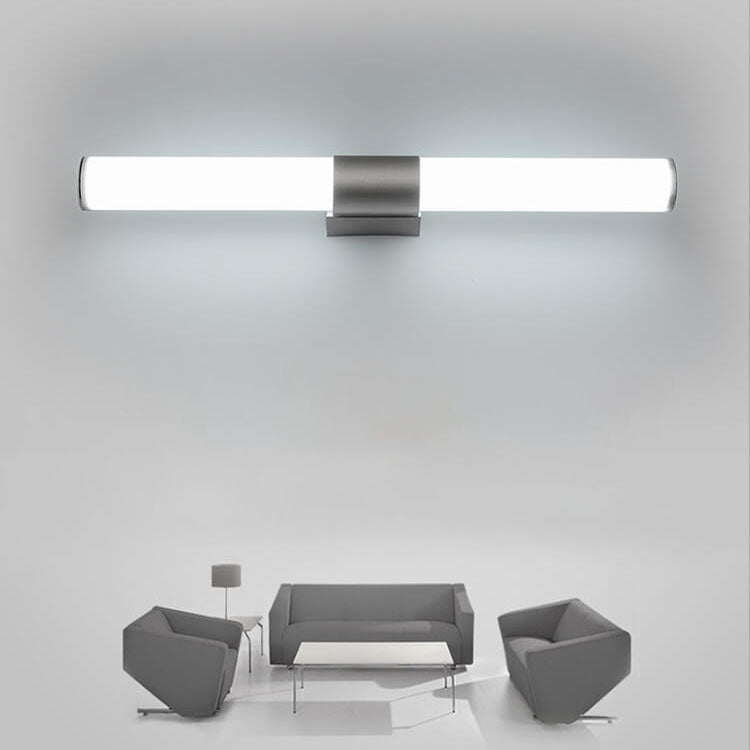 LuxBright - Modern minimalist cylindrical LED mirror wall lamp