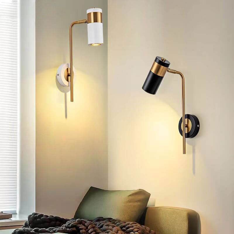 LumiBeam - Modern rotating LED wall lamp made of iron