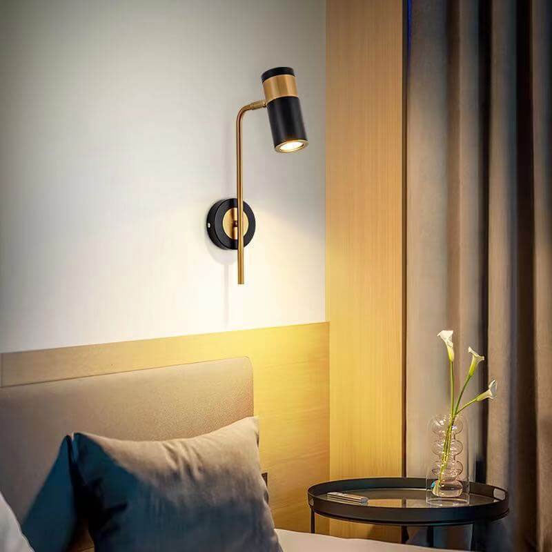LumiBeam - Modern rotating LED wall lamp made of iron