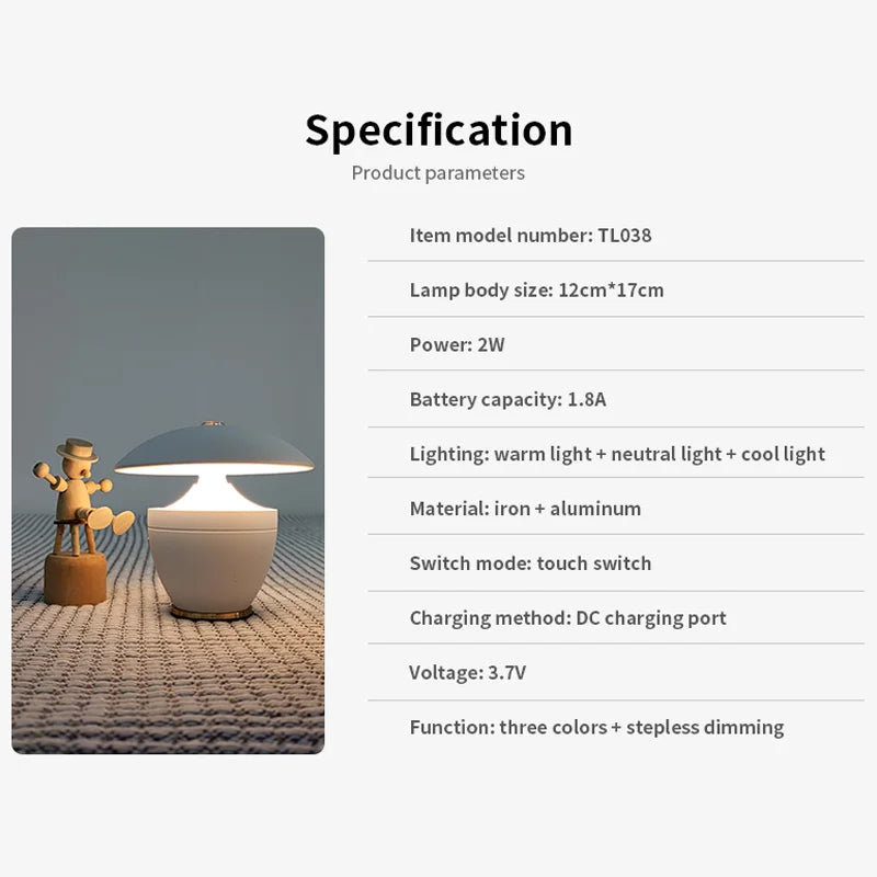 SleekShade - LED Desk Lamp with Touch Control