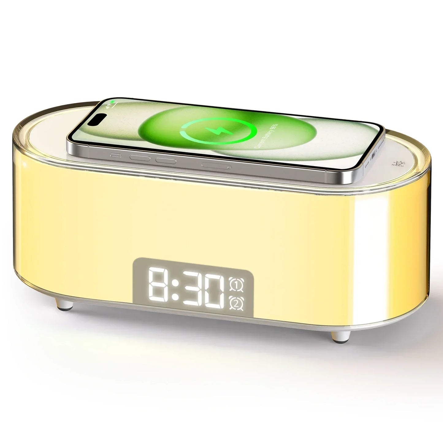 Wakening - Wireless Charging Station 15W with LED Alarm Clock
