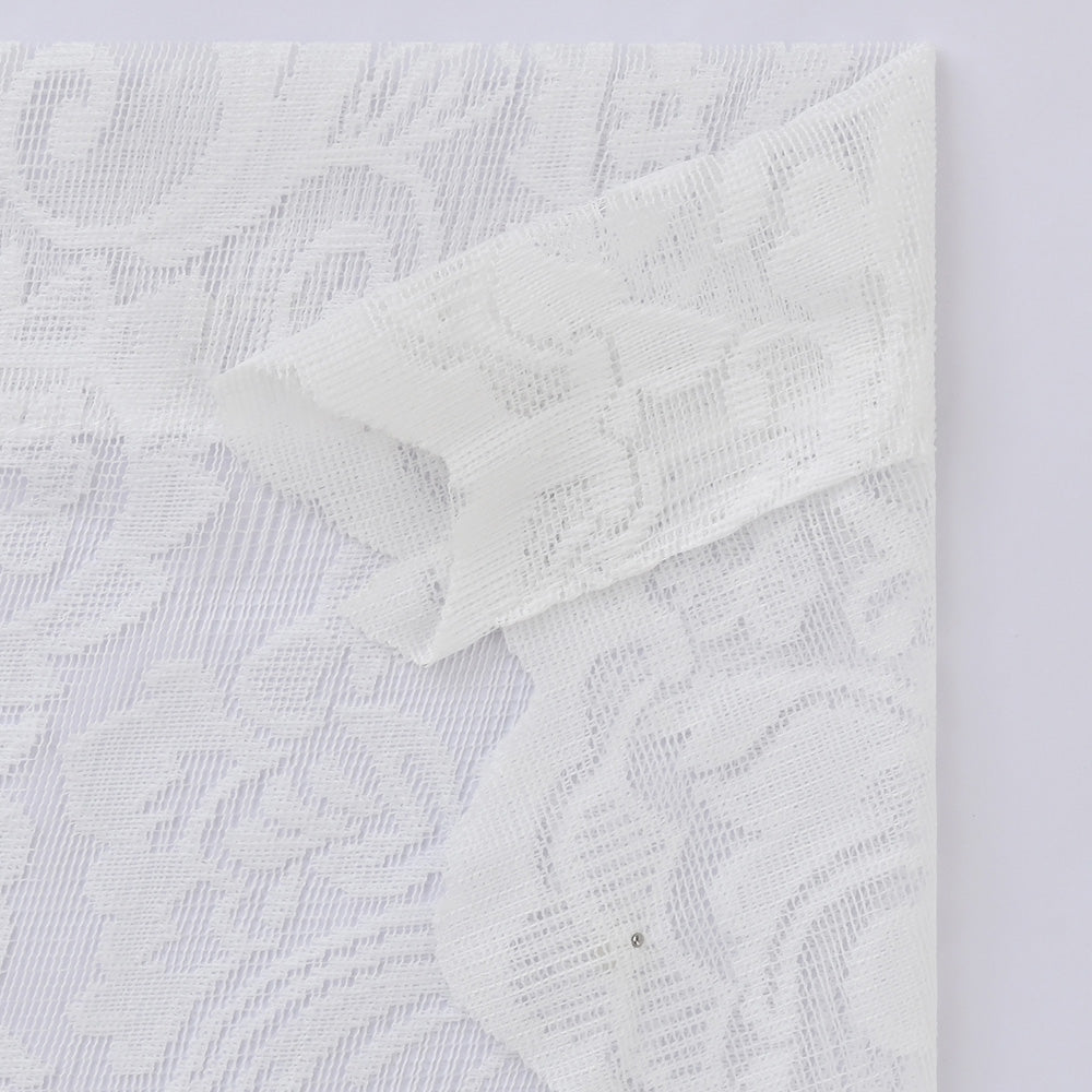 PerleLace - Transparent White Lace Curtain