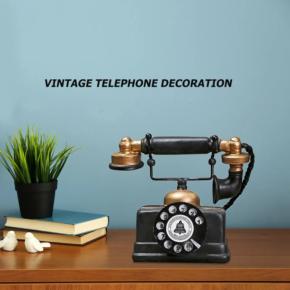RetroTech - Antieke Telefoon Decoratie