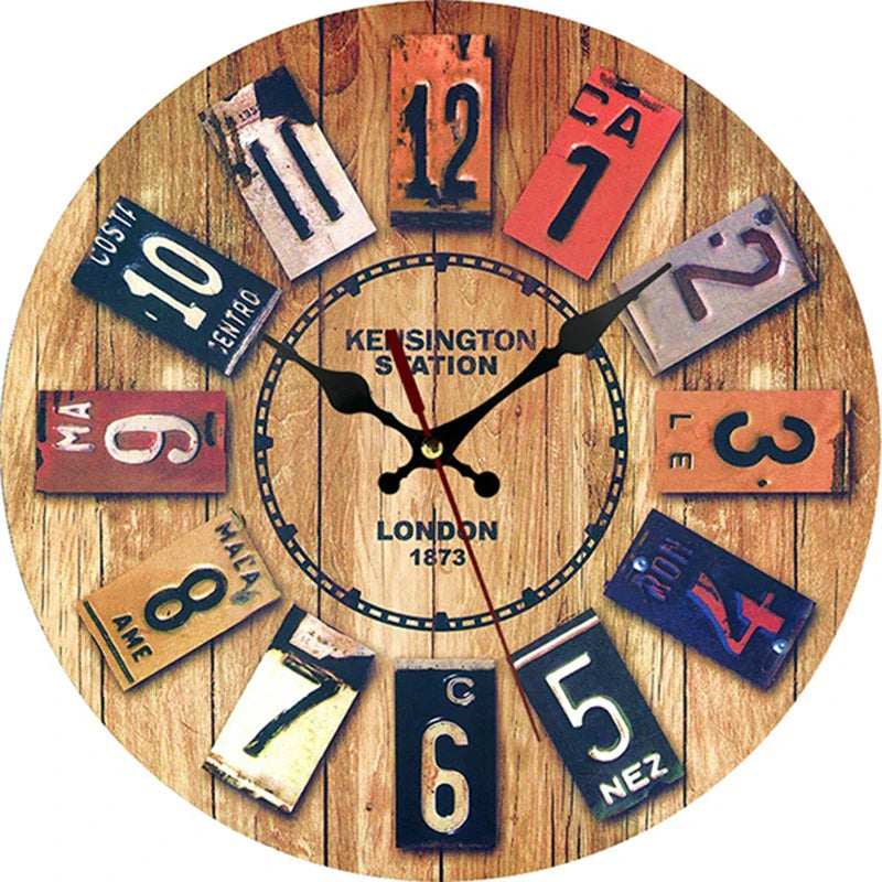 RadianceTime - Unique Rustic Country Wall Clock