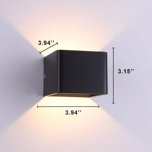 Modern Multicolor Square LED Mini Wall Lamp