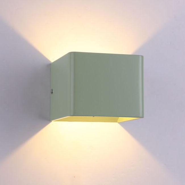 Modern Multicolor Square LED Mini Wall Lamp