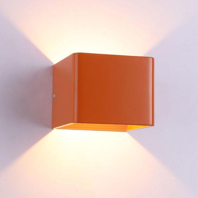 Modern Multicolor Square LED Mini Wall Lamp