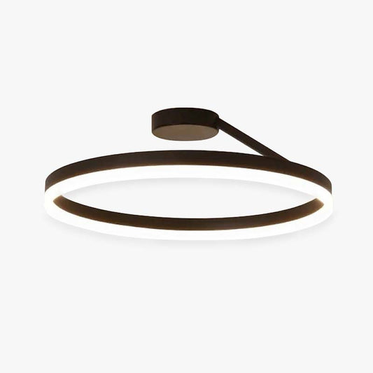 ArishaGlow - Elegant LED ceiling lamp in gold and metal 