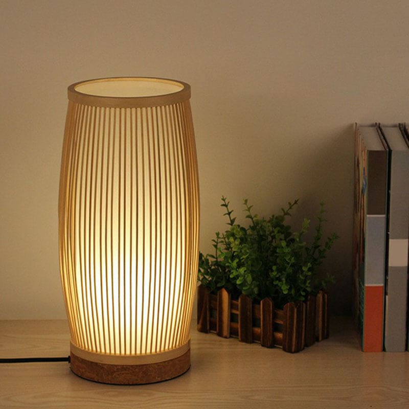 BambooGlow - Bamboo Table Lamp Night Light