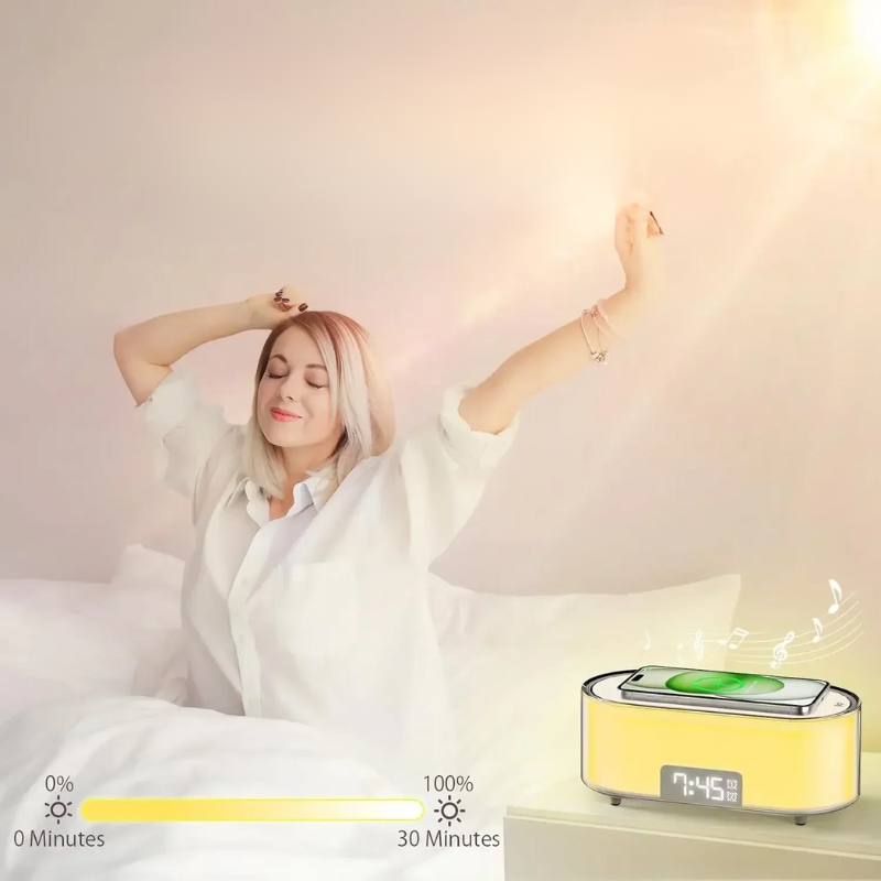 Wakening - Wireless Charging Station 15W with LED Alarm Clock