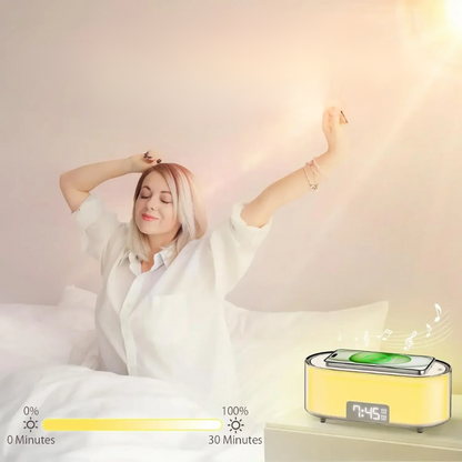 Wakening - Wireless Charging Station 15W with LED Alarm Clock