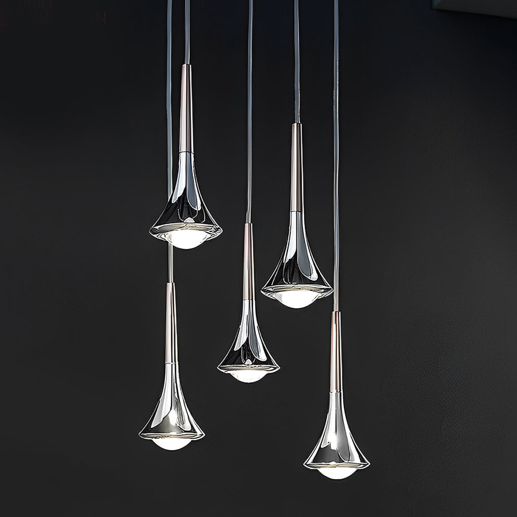 Nordic Pendant Lamp in the Shape of a Water Drop - 1 Light