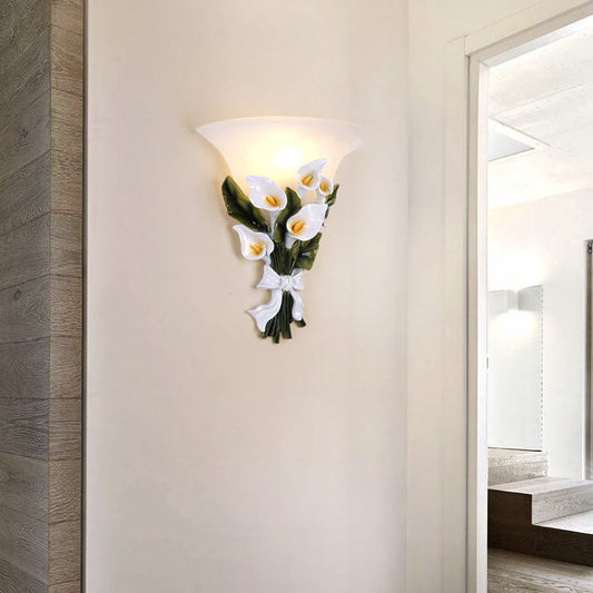 FloraLicht - Wall Lamp with 1 Arm and Flower Bush Shape 