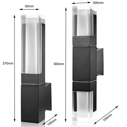 UrbanGlow - Aluminum-Acrylic Minimalist LED Wall Lamp