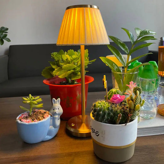 ShineRadiance - Wireless Copper Table Lamp 