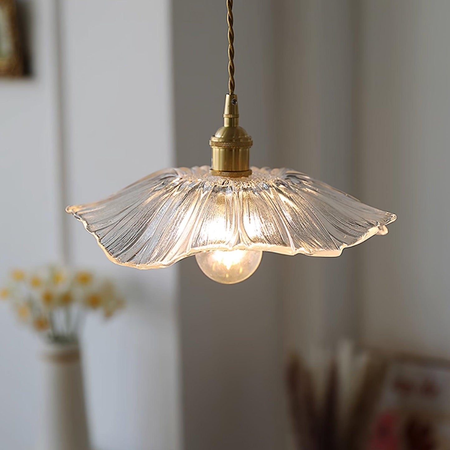 NostalgieLicht - Vintage Glass Pendant Lamp