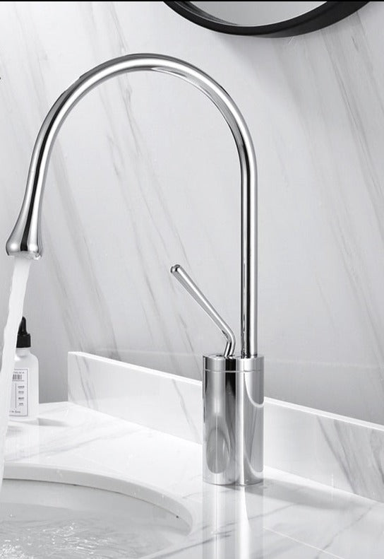 Tropfen Style Basin Faucet Bathroom Swivel Waterfall Faucet