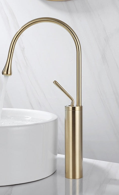 Tropfen Style Basin Faucet Bathroom Swivel Waterfall Faucet