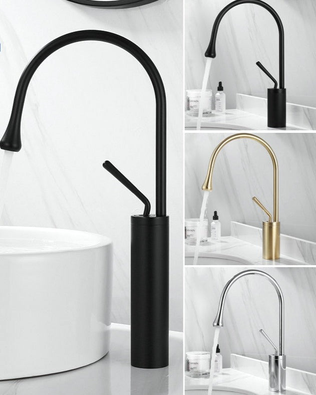 Tropfen Style Basin Faucet Bathroom Swivel Waterfall Faucet