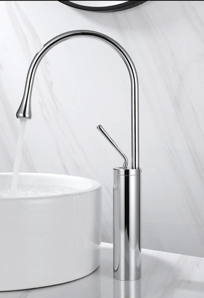 Tropfen Style Basin Faucet Bathroom Swivel Waterfall Faucet