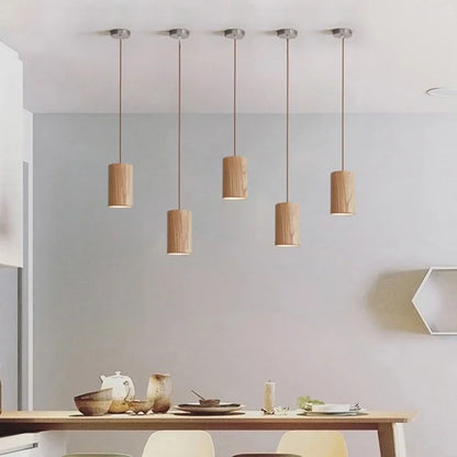 WoodenAura - Scandinavian wooden pendant lamp 
