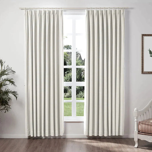 LoomShade - Linen Blackout Curtains for a Peaceful Sleep 