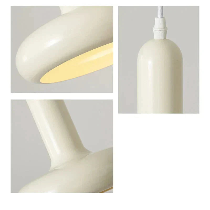 WaveGlow - Modern LED Pendant Light with Foldable Kitchen Faucet