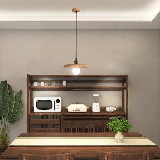 NordicNook - Scandinavian Wooden Pendant Lamp