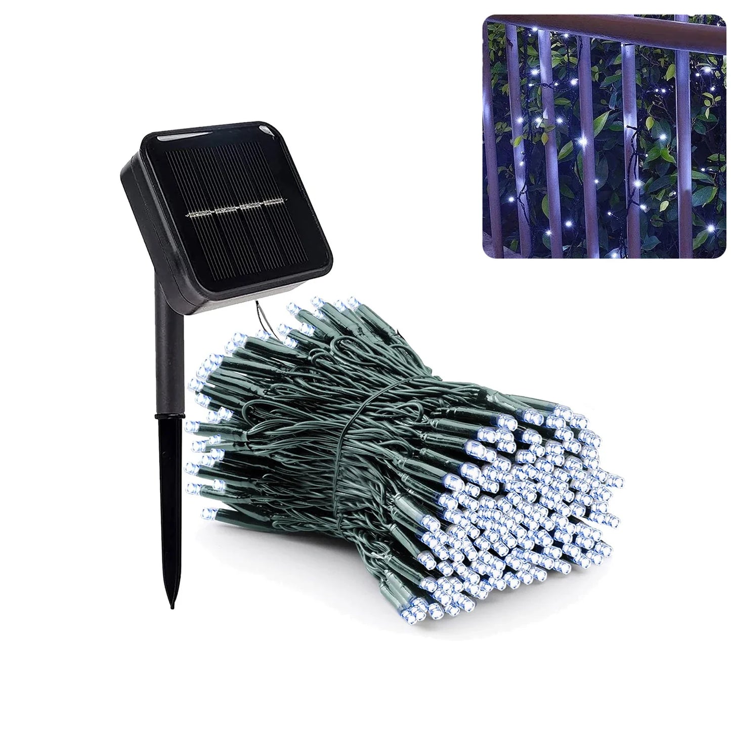 LumièreJoyeuse - Solar Powered Garland 300LED for Christmas
