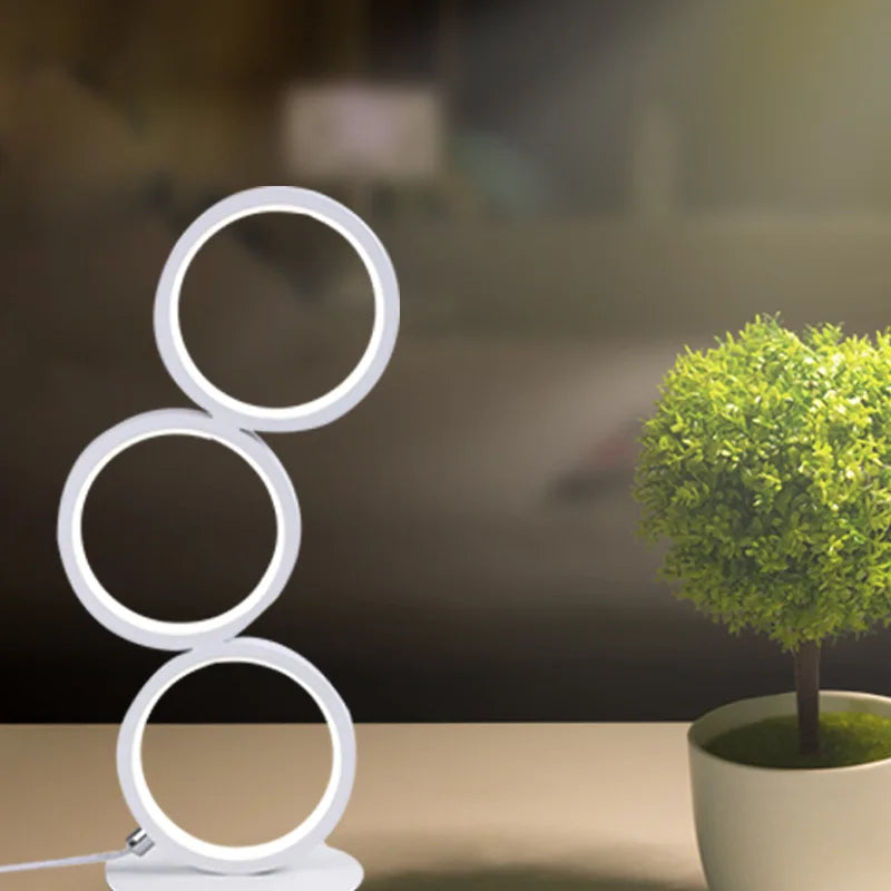 TricolorLuxe - Elegant Reading Lamp with Soft Light