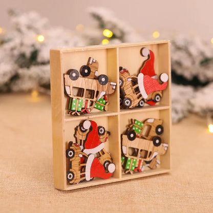 GnomeOrnaments – Festive Wooden Hanging Decorations 