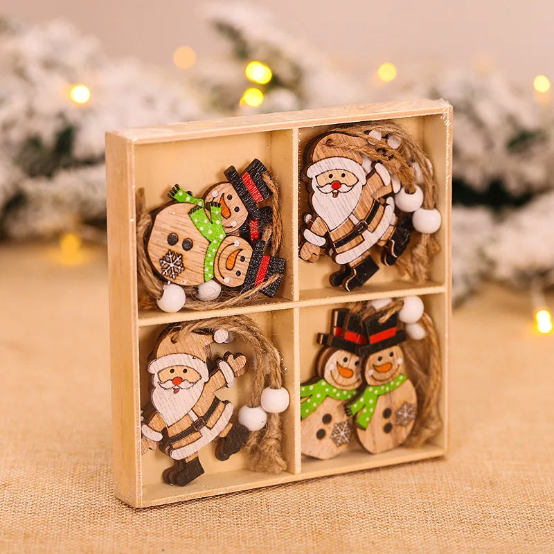 GnomeOrnaments – Festive Wooden Hanging Decorations 