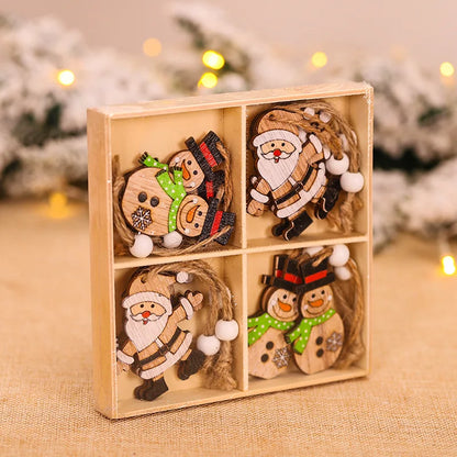 GnomeOrnaments – Festive Wooden Hanging Decorations 