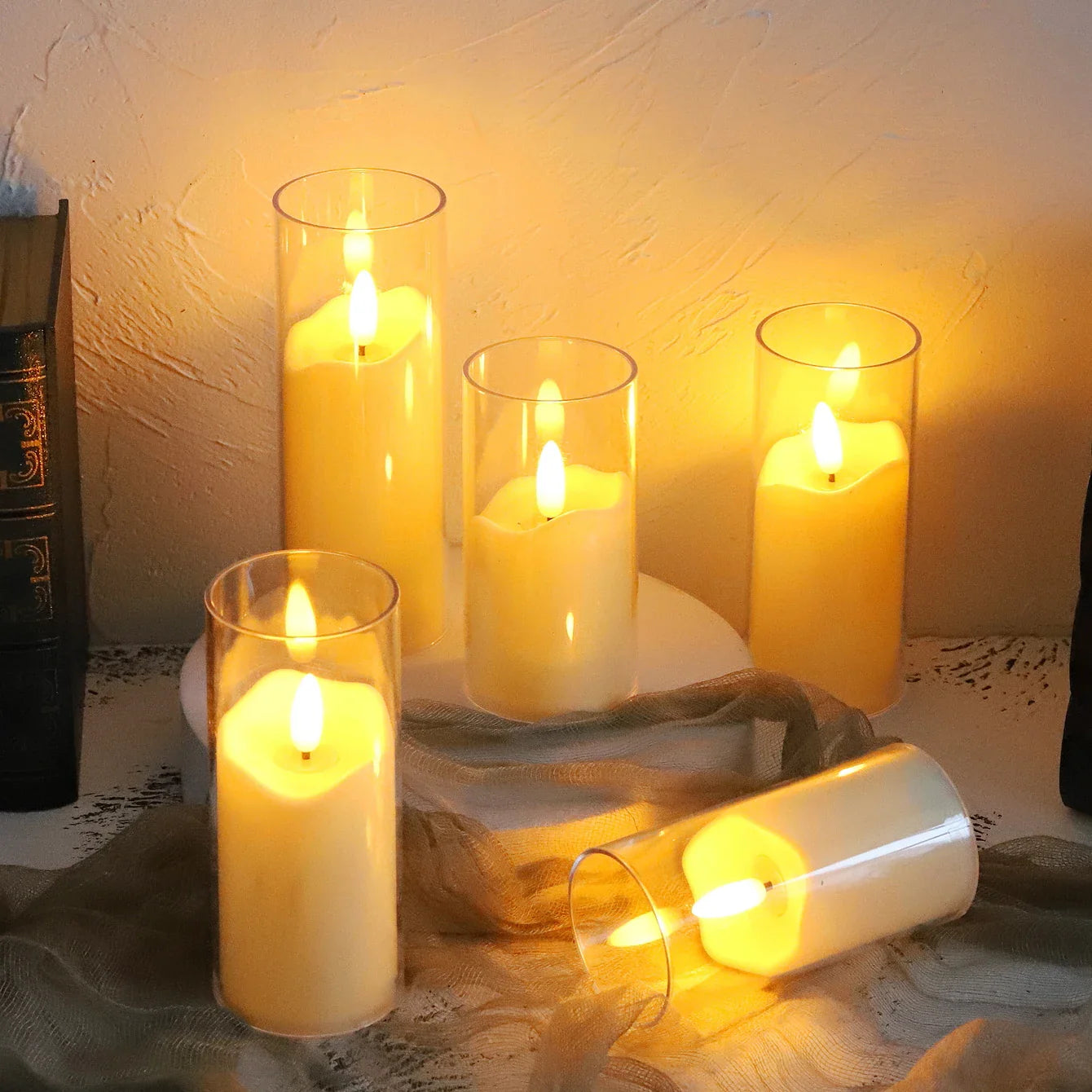 Auraflame - Flameless Electric Candles Made of Acrylic 