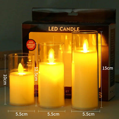 Auraflame - Flameless Electric Candles Made of Acrylic 