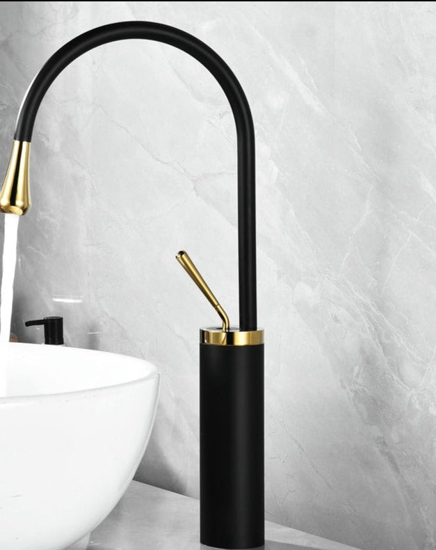 Tropfen Style Basin Faucet Bathroom Swivel Waterfall Faucet