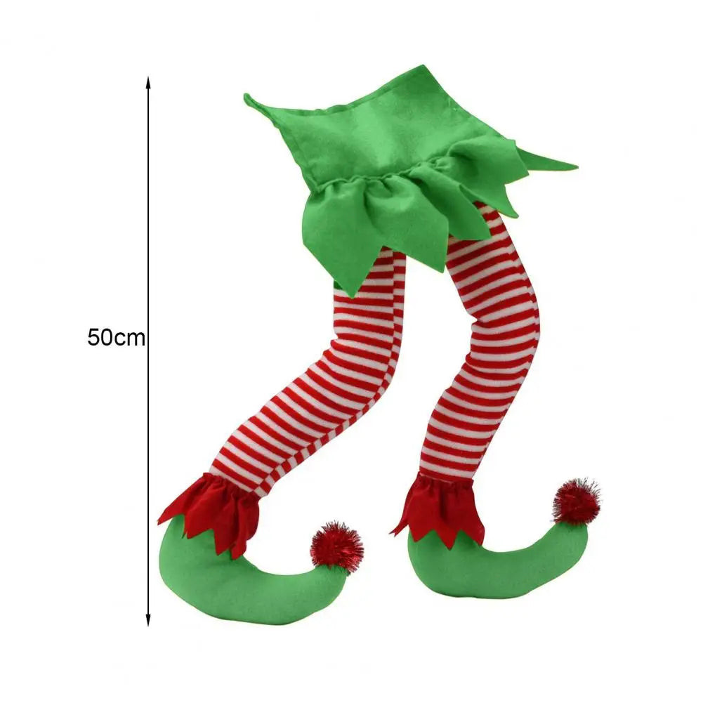 Elfie Legs - Rag Thumb Legs for Christmas Decorations 