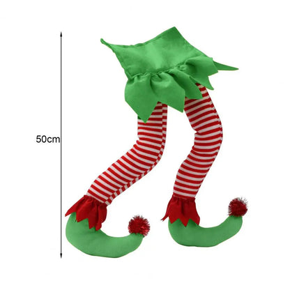 Elfie Legs - Rag Thumb Legs for Christmas Decorations 