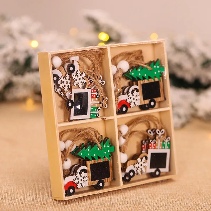 GnomeOrnaments – Festive Wooden Hanging Decorations 