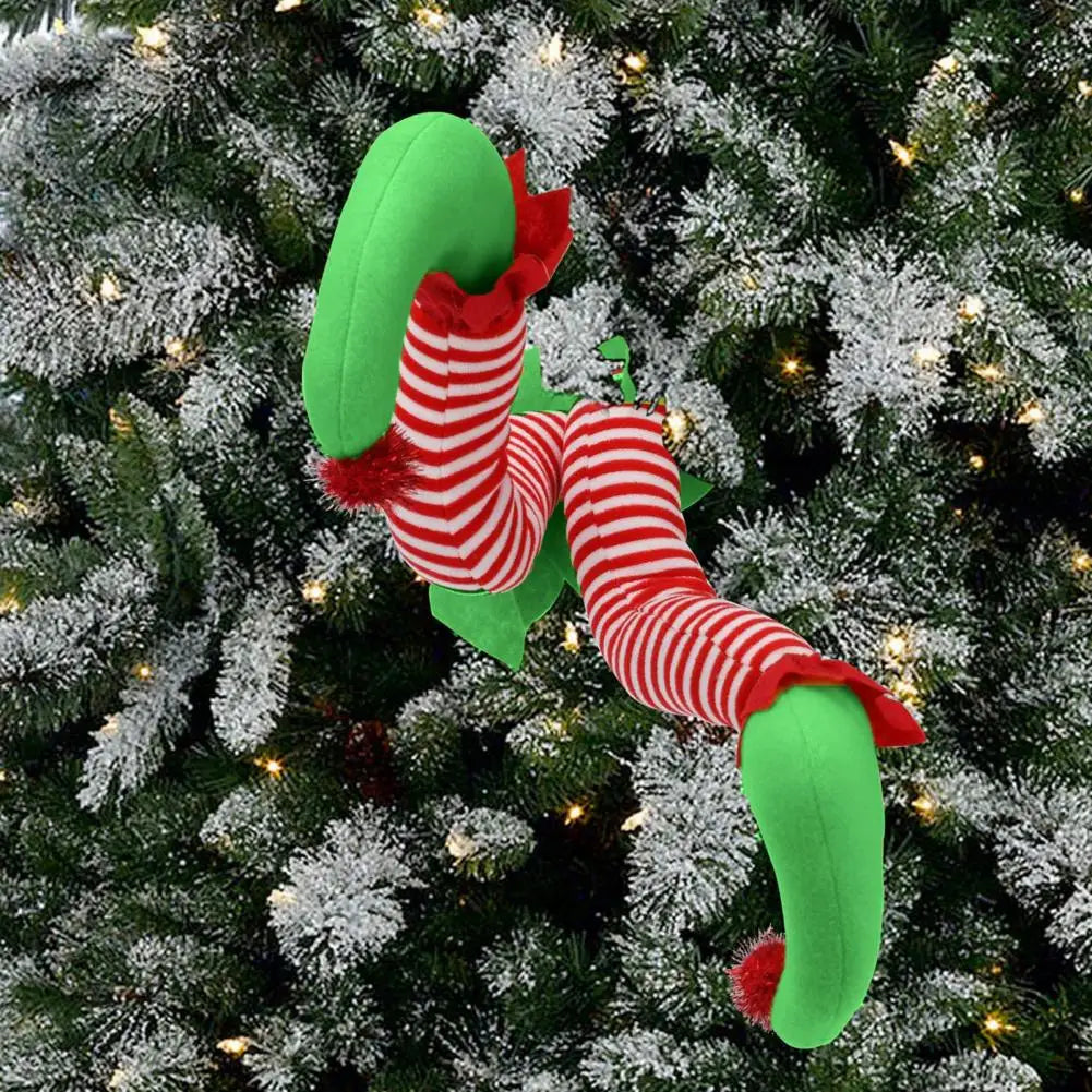 Elfie Legs - Rag Thumb Legs for Christmas Decorations 