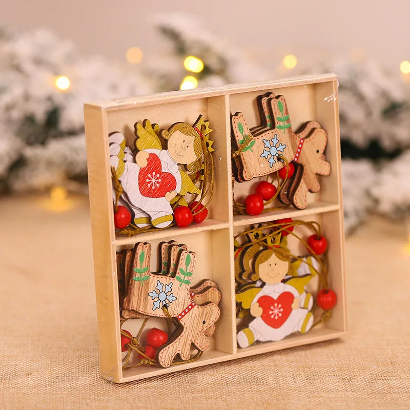 GnomeOrnaments – Festive Wooden Hanging Decorations 