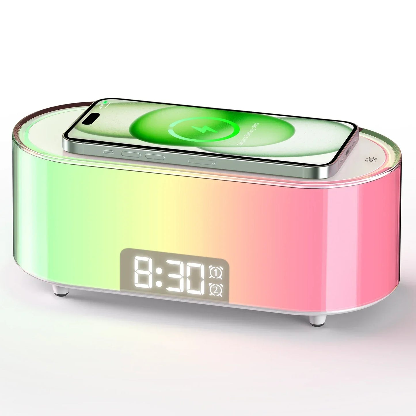 Wakening - Wireless Charging Station 15W with LED Alarm Clock