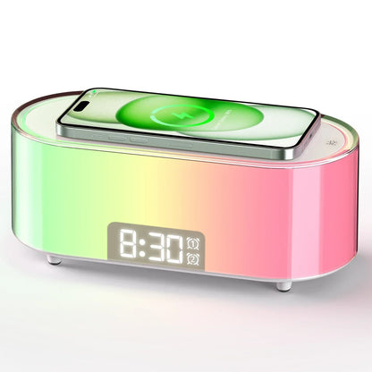 Wakening - Wireless Charging Station 15W with LED Alarm Clock