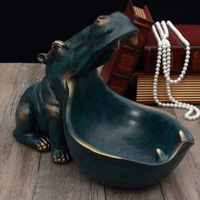 HippoHaven - Decorative Hippopotamus Figure