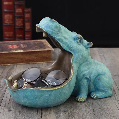 HippoHaven - Decorative Hippopotamus Figure