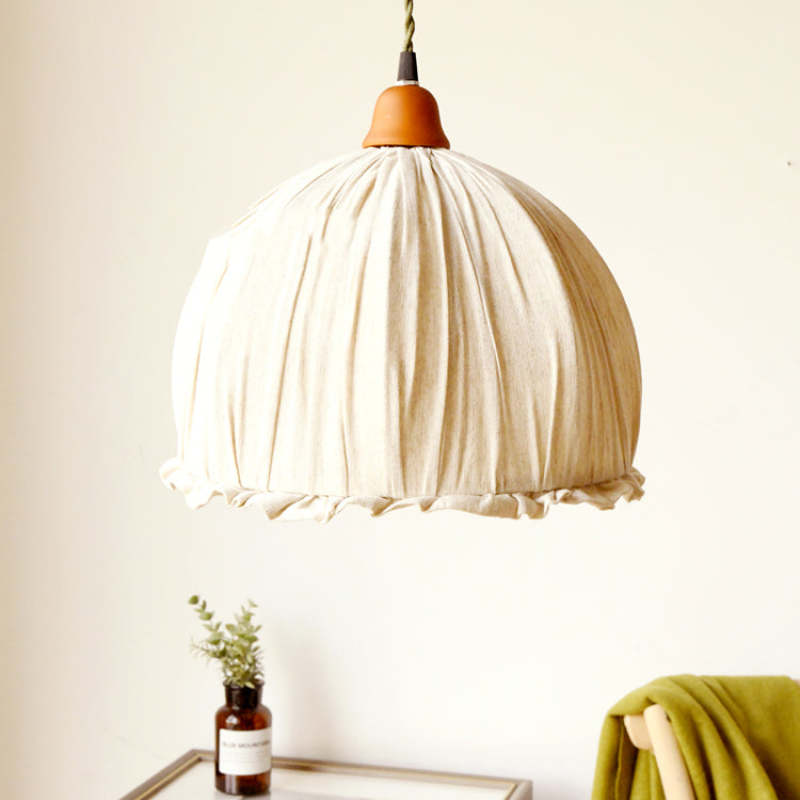 LuxeEco – Scandinavische Hanglamp van Stof