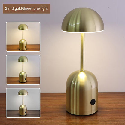 LuminaCrescent - Dimmable Metal Table Lamp