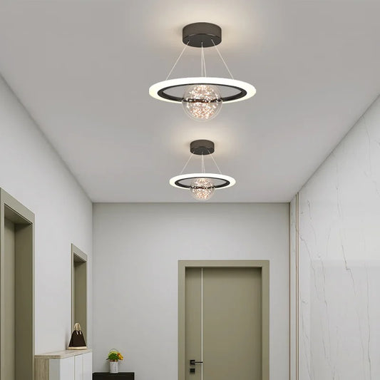 Modern LED Ceiling Lamp - Gloss Chandelier