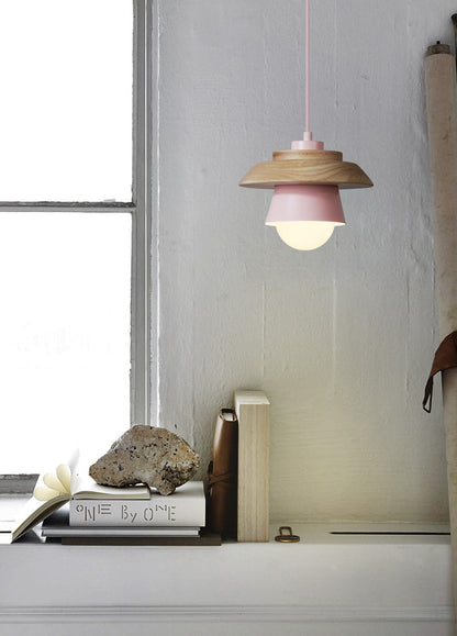 Wooden hanging lamps from Scandinavia 